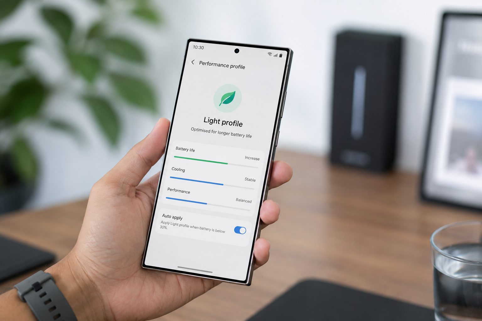 Light Performance Profile trên Samsung: giảm nóng và tiết kiệm pin mà không bóp game