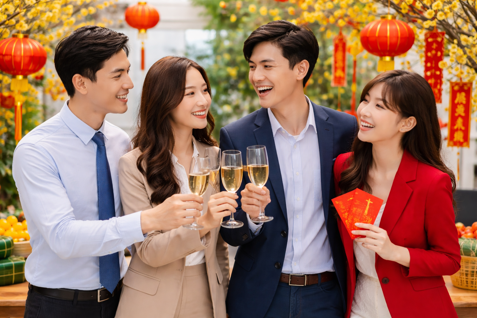 Lời chúc Tết dành cho đồng nghiệp & sếp – Tinh tế, chuyên nghiệp, dễ áp dụng