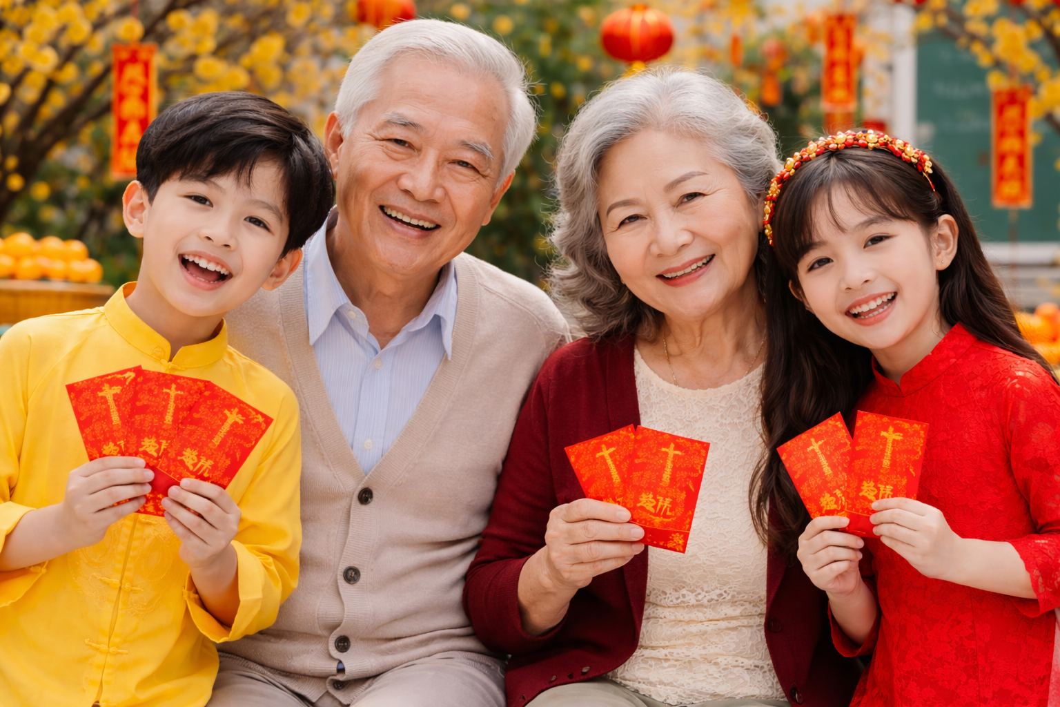 Lời chúc Tết dành cho ông bà – Gửi trọn yêu thương và lòng hiếu thảo