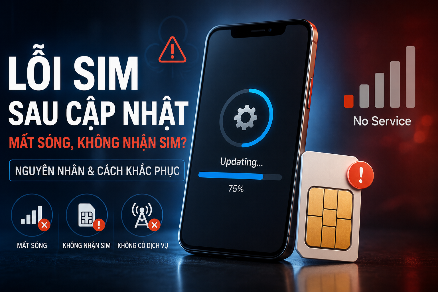 Lỗi SIM sau khi cập nhật phần mềm: Nguyên nhân và cách sửa