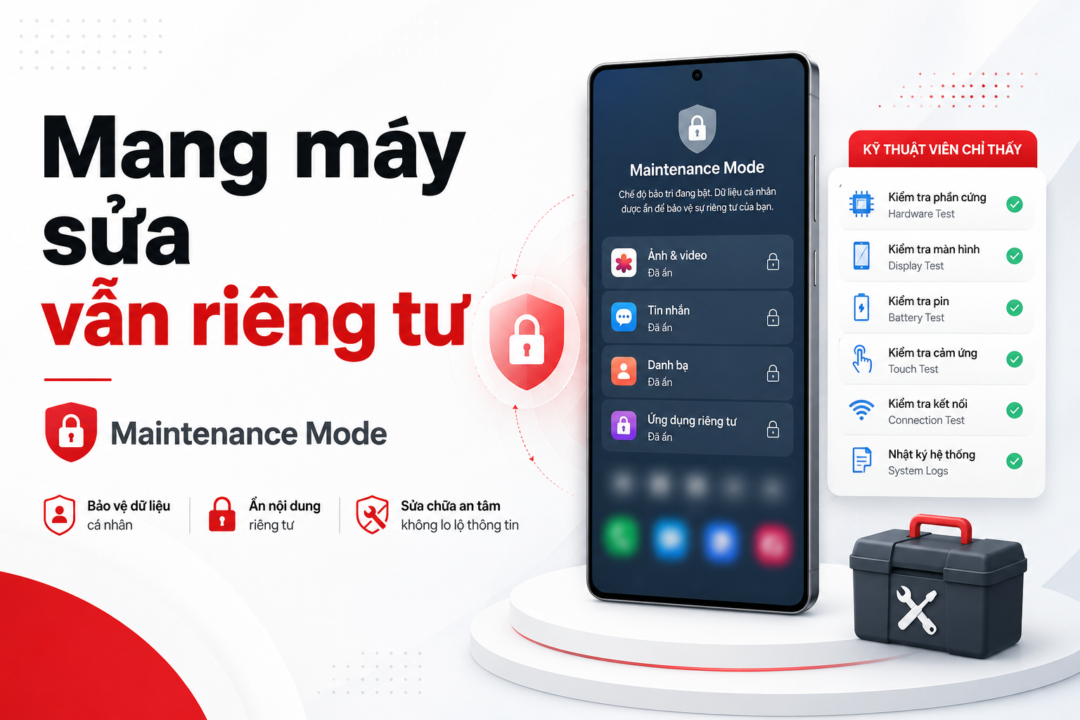Maintenance Mode trên Galaxy: Bảo vệ ảnh, tin nhắn và tài khoản khi mang máy đi sửa