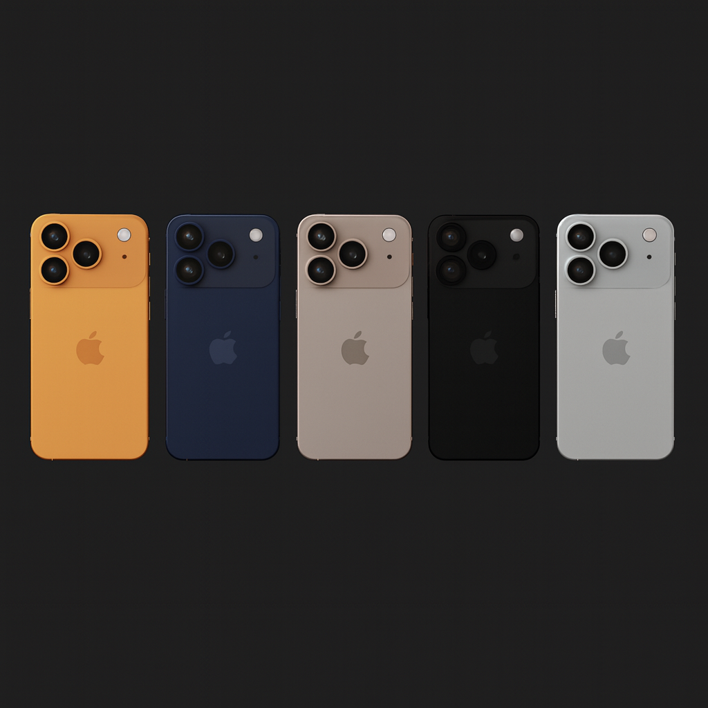 Màu sắc iPhone 17 Pro hé lộ – Dynamic Island gọn hơn, 4 tùy chọn nổi bật