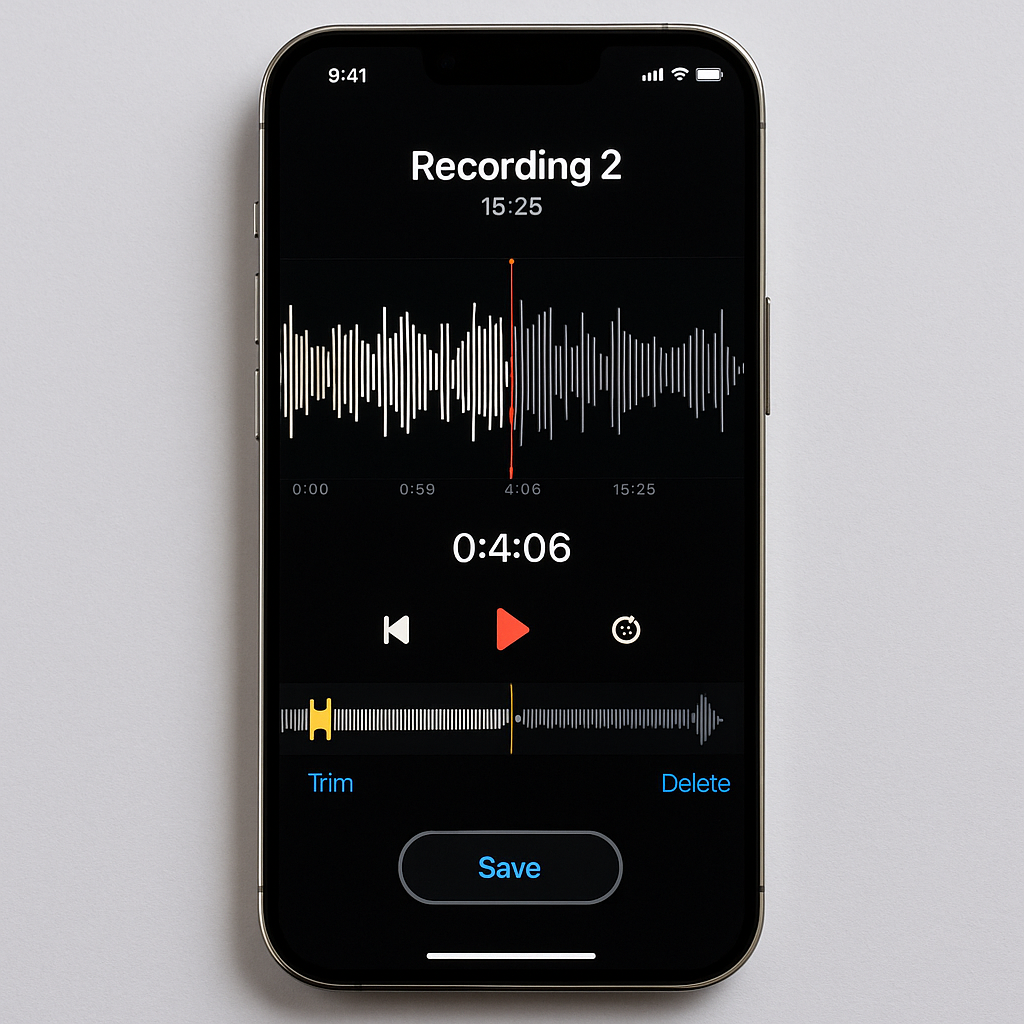 Mẹo chỉnh sửa và cắt ghép file ghi âm ngay trên iPhone – Không cần phần mềm ngoài