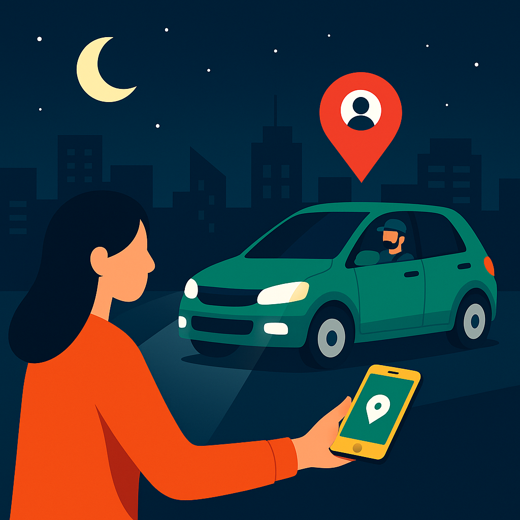 Mẹo đặt xe công nghệ an toàn vào ban đêm với Grab/Be/Gojek