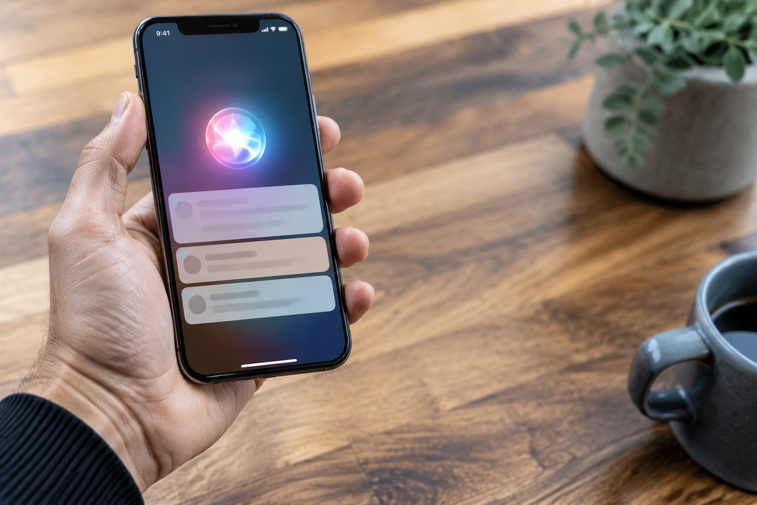 Sau khi bật Siri AI trên iOS 27, mở Trung tâm thông báo ở đâu?