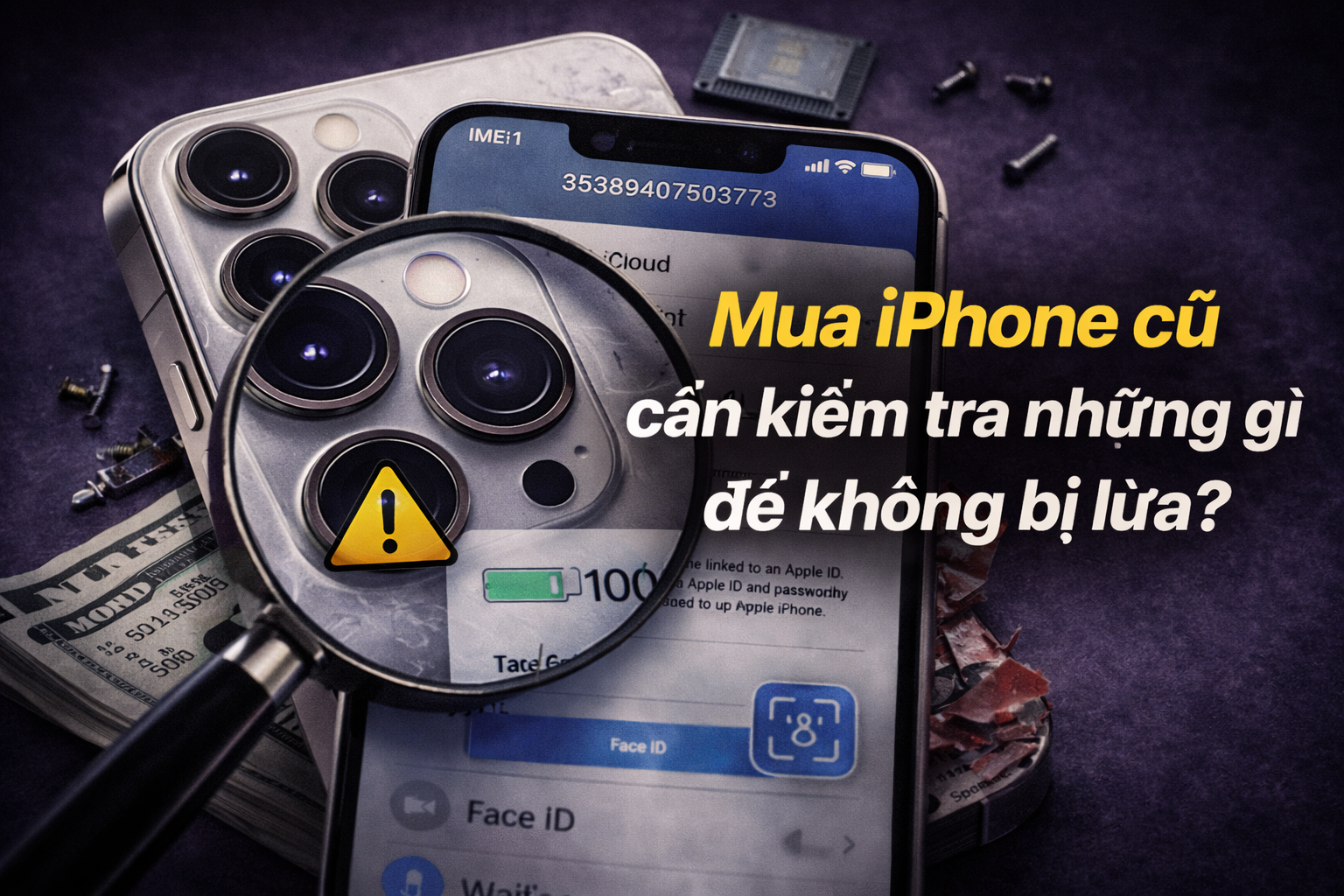 Mua iPhone cũ cần kiểm tra những gì để không bị lừa?