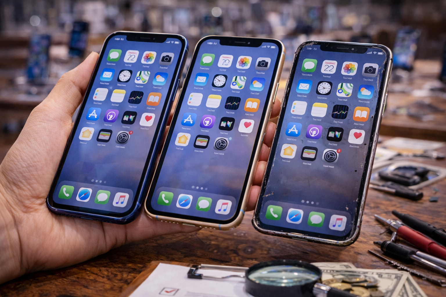 Nên mua iPhone cũ like new, 99% hay máy trầy xước? Chọn sao cho đúng?