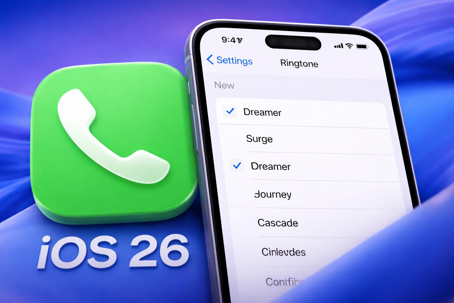 Nhạc chuông iPhone mới iOS 26: “Dreamer” gây ấn tượng mạnh