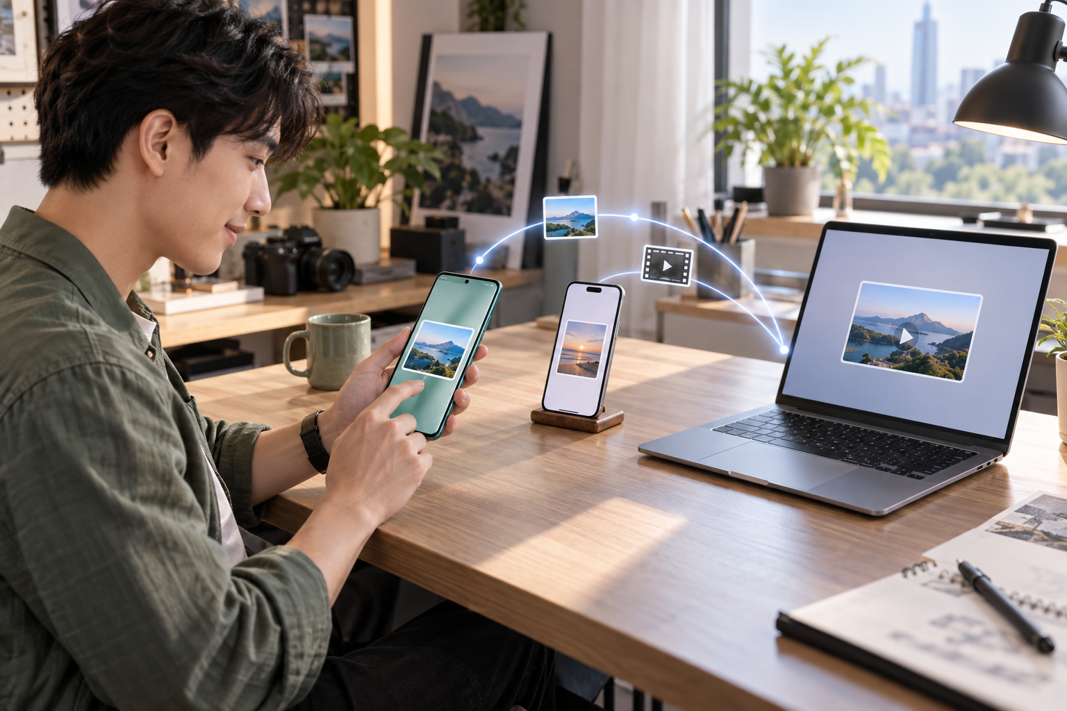 Cách dùng O+ Connect chia sẻ file giữa OPPO và iPhone/Mac