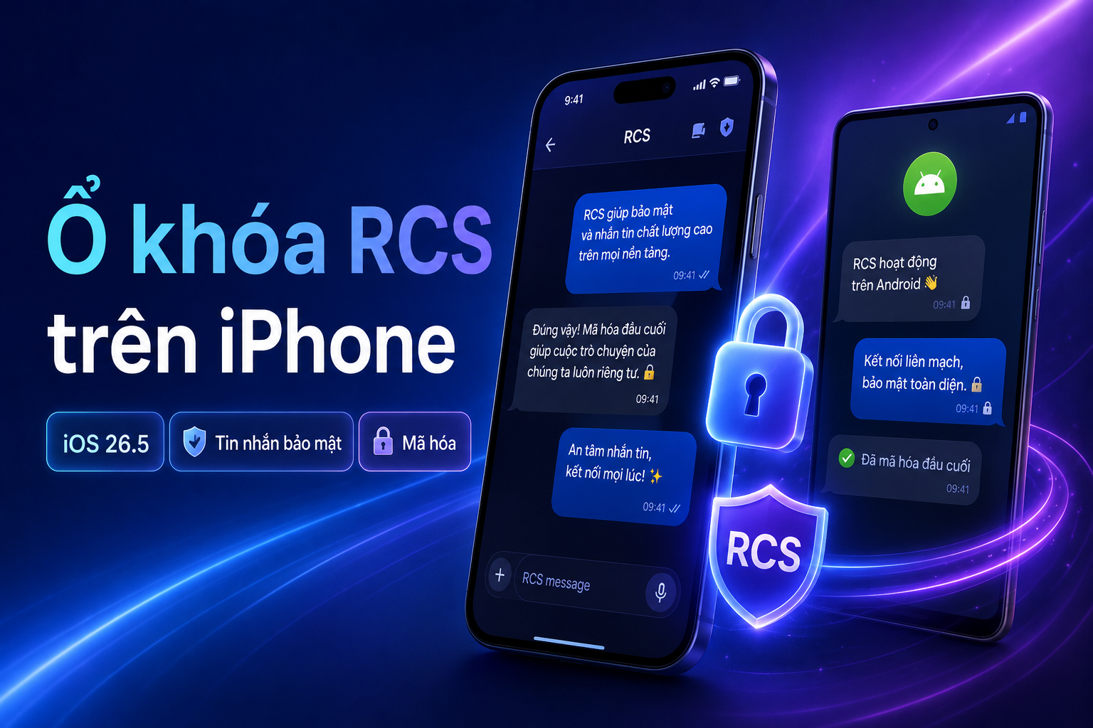 Ổ khóa RCS iPhone iOS 26.5: Cách kiểm tra