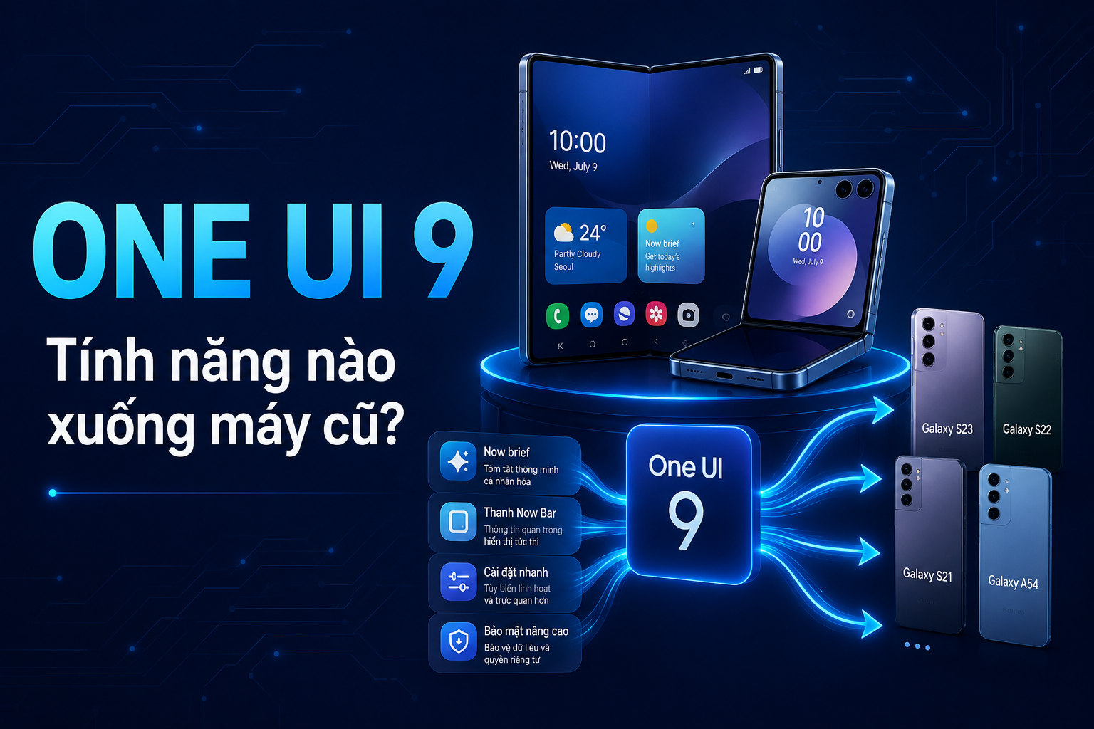 Galaxy Z Fold8, Z Flip8 và One UI 9: Tính năng nào có khả năng xuống máy Samsung cũ?