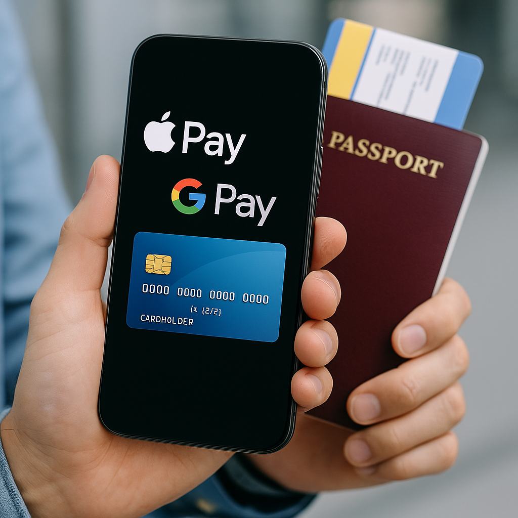 Hướng dẫn liên kết thẻ ngân hàng với Apple Pay/Google Pay khi đi du lịch