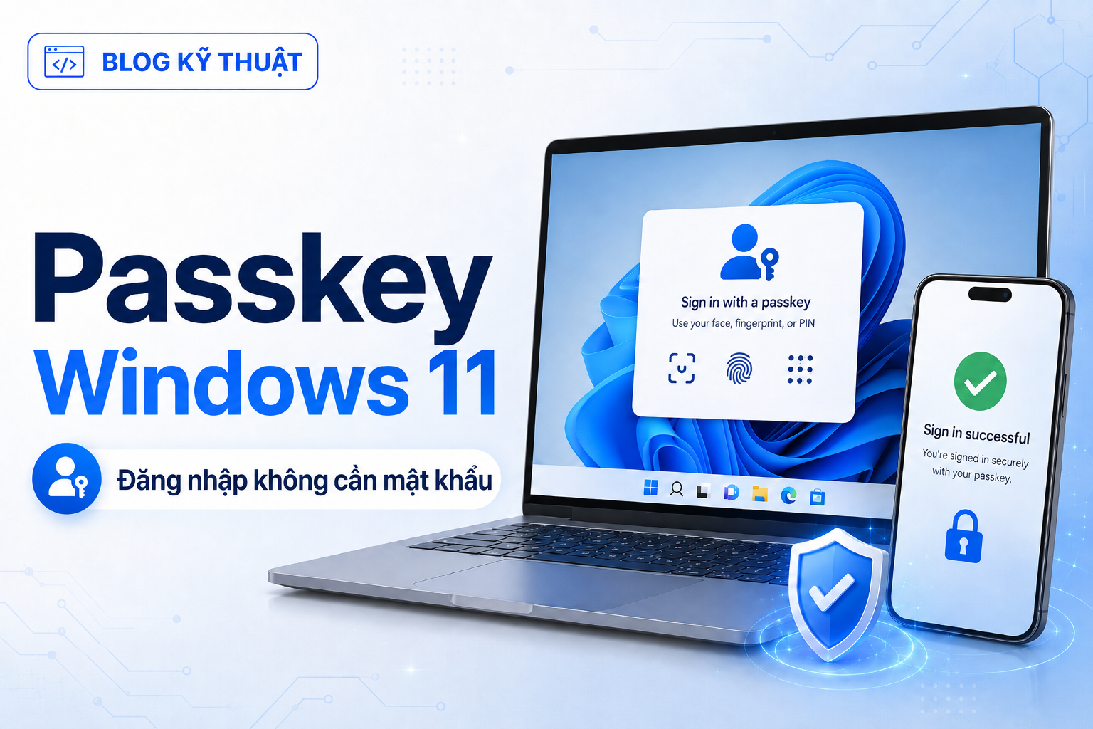 Passkey trên Windows 11 là gì? Đăng nhập không cần mật khẩu có an toàn hơn không?