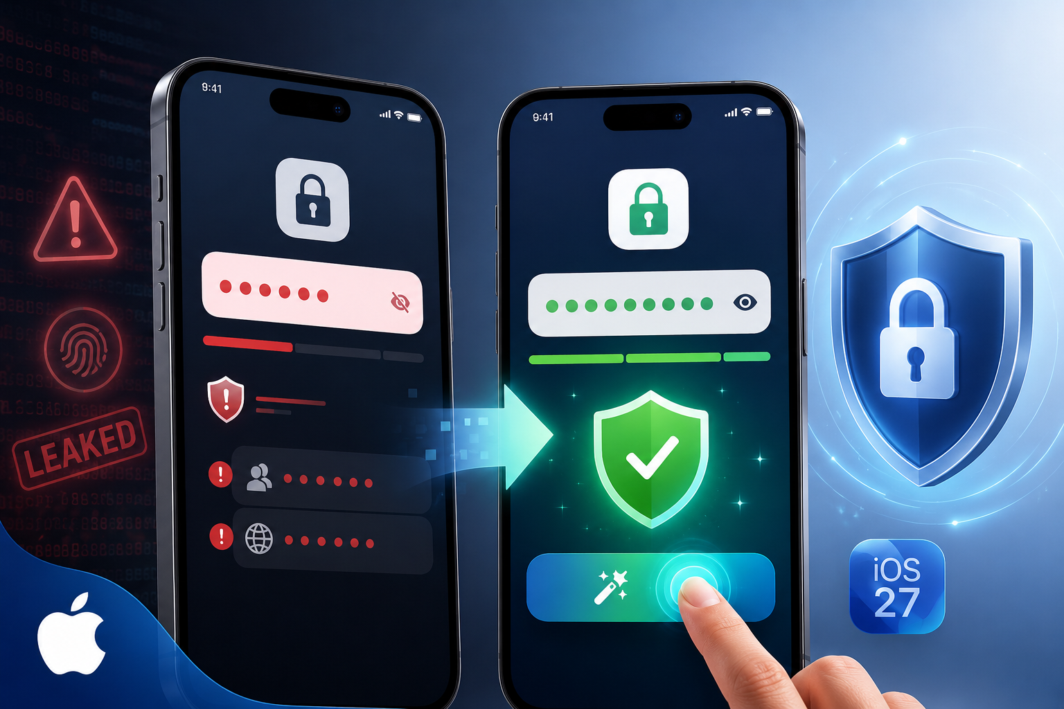 iPhone có thể tự sửa mật khẩu yếu hoặc đã bị lộ chỉ bằng một chạm trên iOS 27