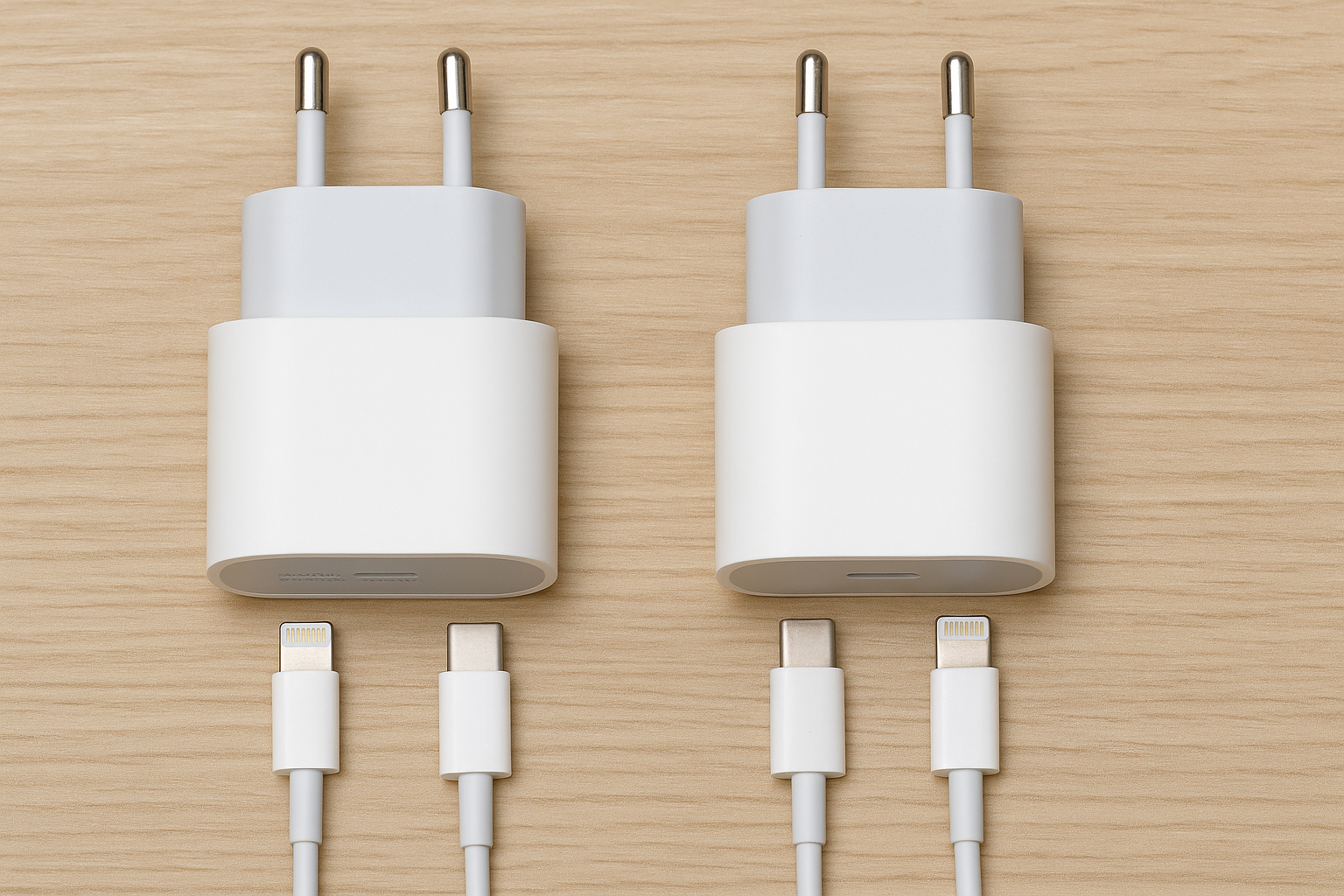 Phân Biệt Cáp Củ Sạc iPhone 20W Thật Và Giả – Cẩn Thận Tiền Mất Tật Mang!