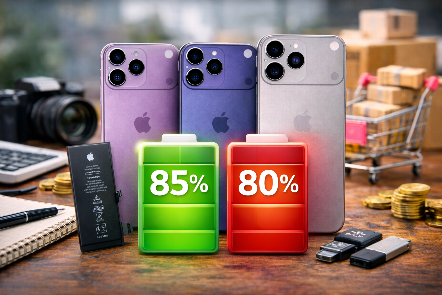 Pin iPhone bao nhiêu % thì còn đủ dùng? Cách đánh giá pin chính xác, tránh đổi máy sớm