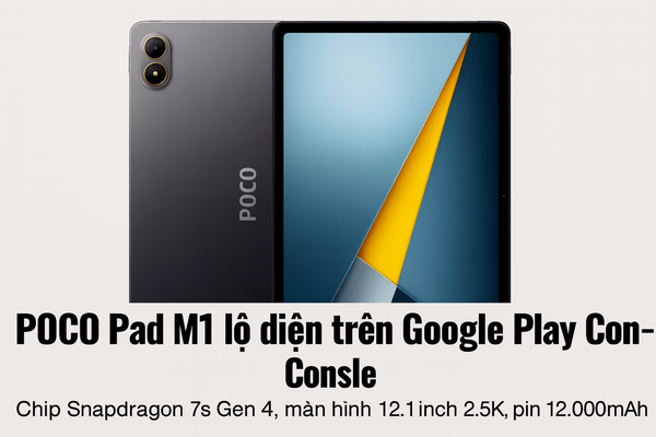 POCO Pad M1 lộ diện trên Google Play Console trước thềm ra mắt