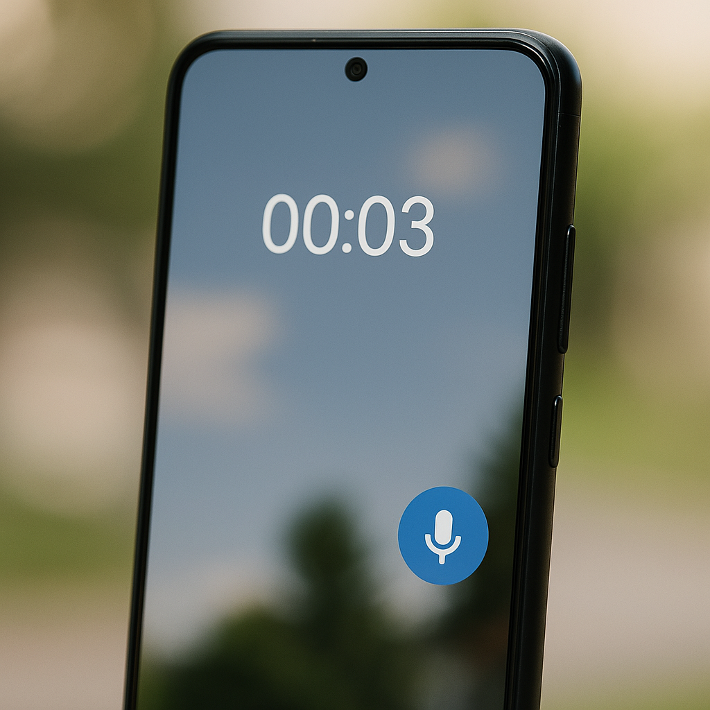 Quay màn hình Android kèm tiếng cực dễ – Di Động 3 Tốt