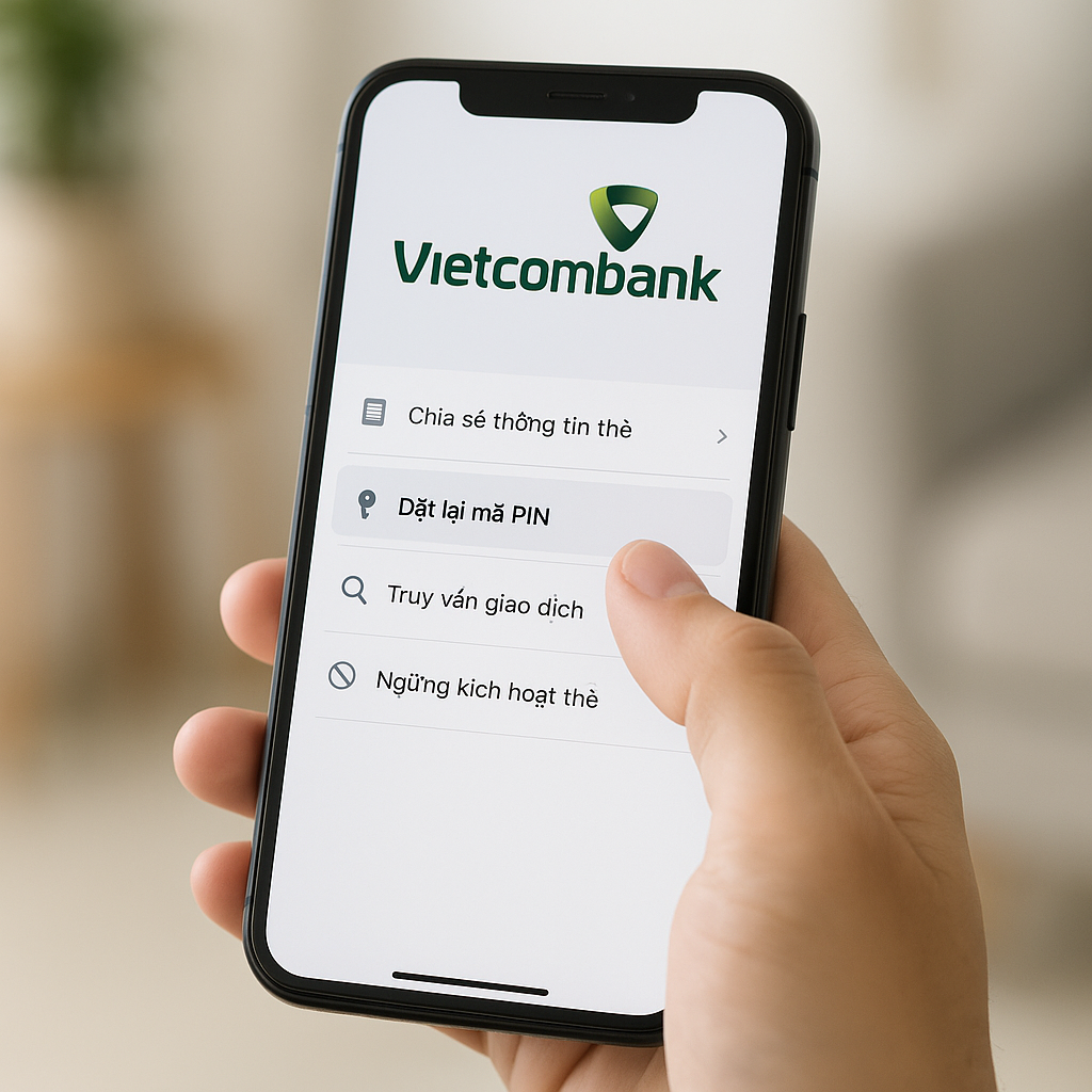 Quên mã PIN Vietcombank thì phải làm sao? Hướng dẫn khôi phục nhanh, an toàn chỉ trong 1 phút