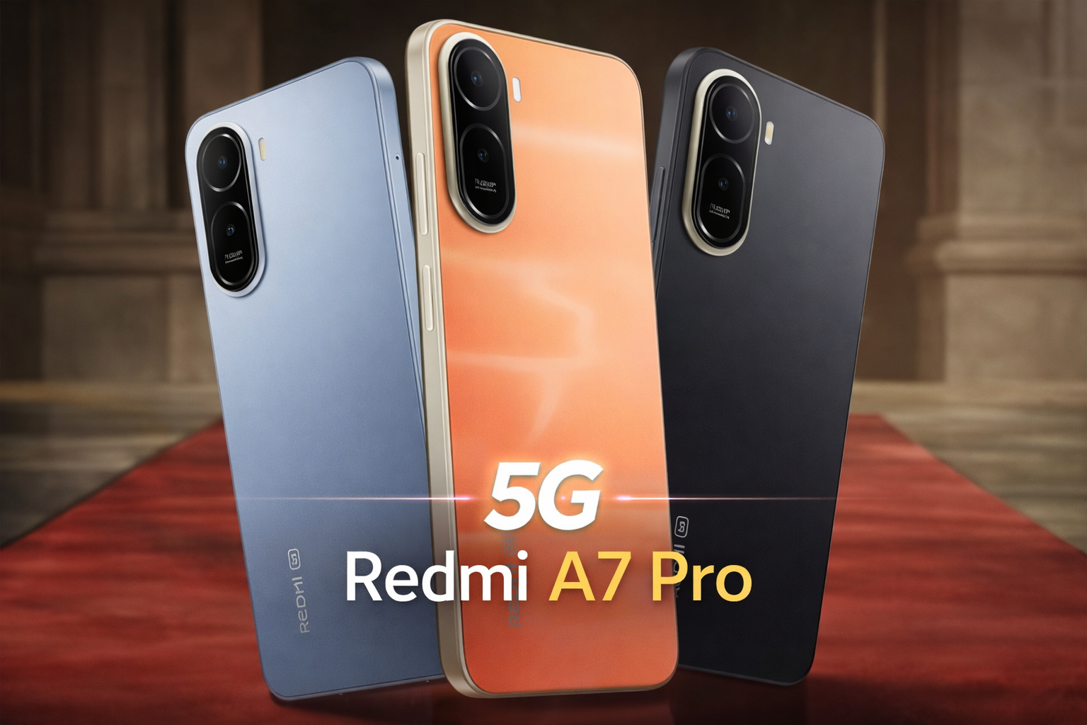 Redmi A7 Pro 5G ra mắt: Pin 6300mAh, màn 120Hz, giá cực tốt