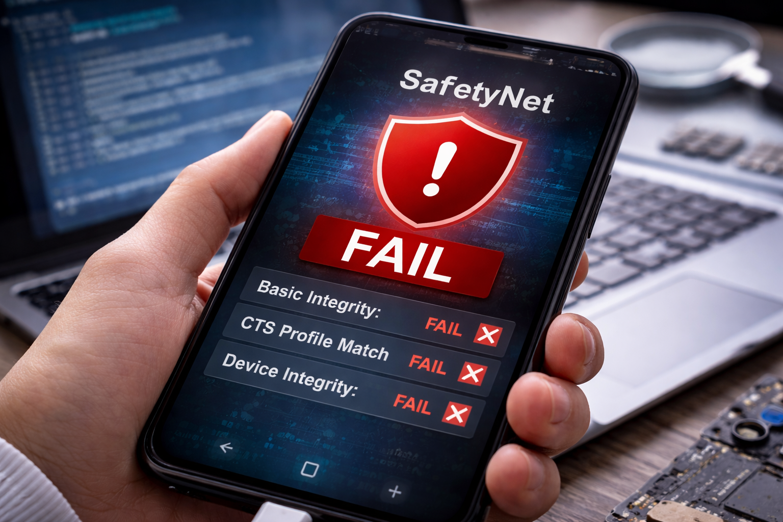 SafetyNet là gì và tại sao bị fail?
