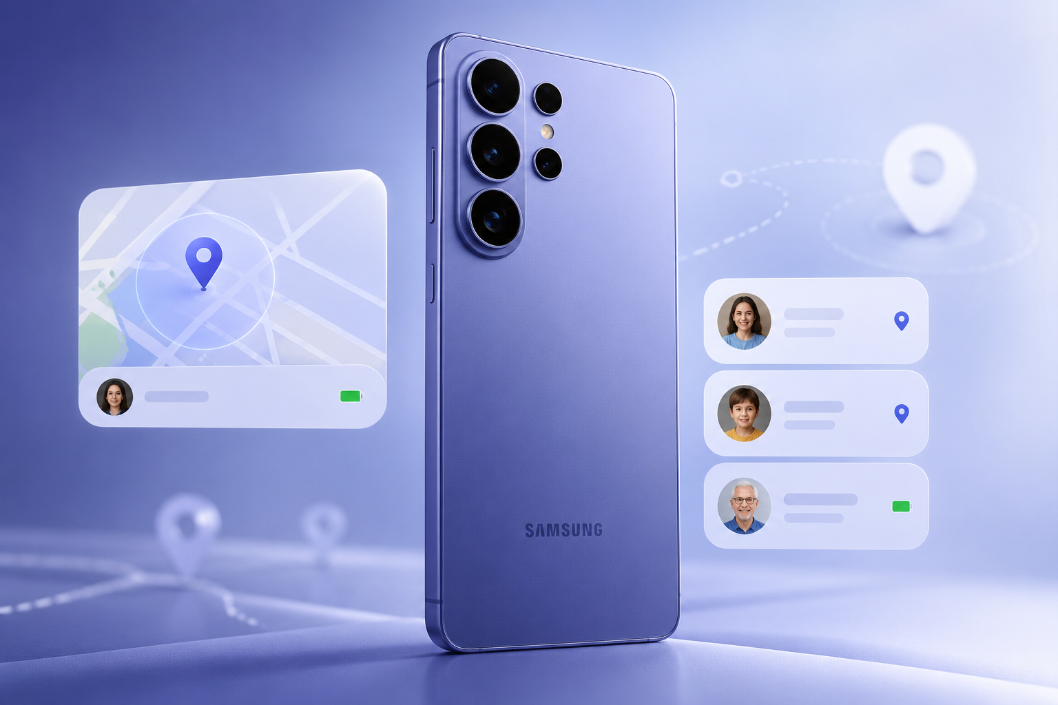 Samsung Find có widget mới: Theo dõi vị trí người thân ngay trên màn hình chính Galaxy
