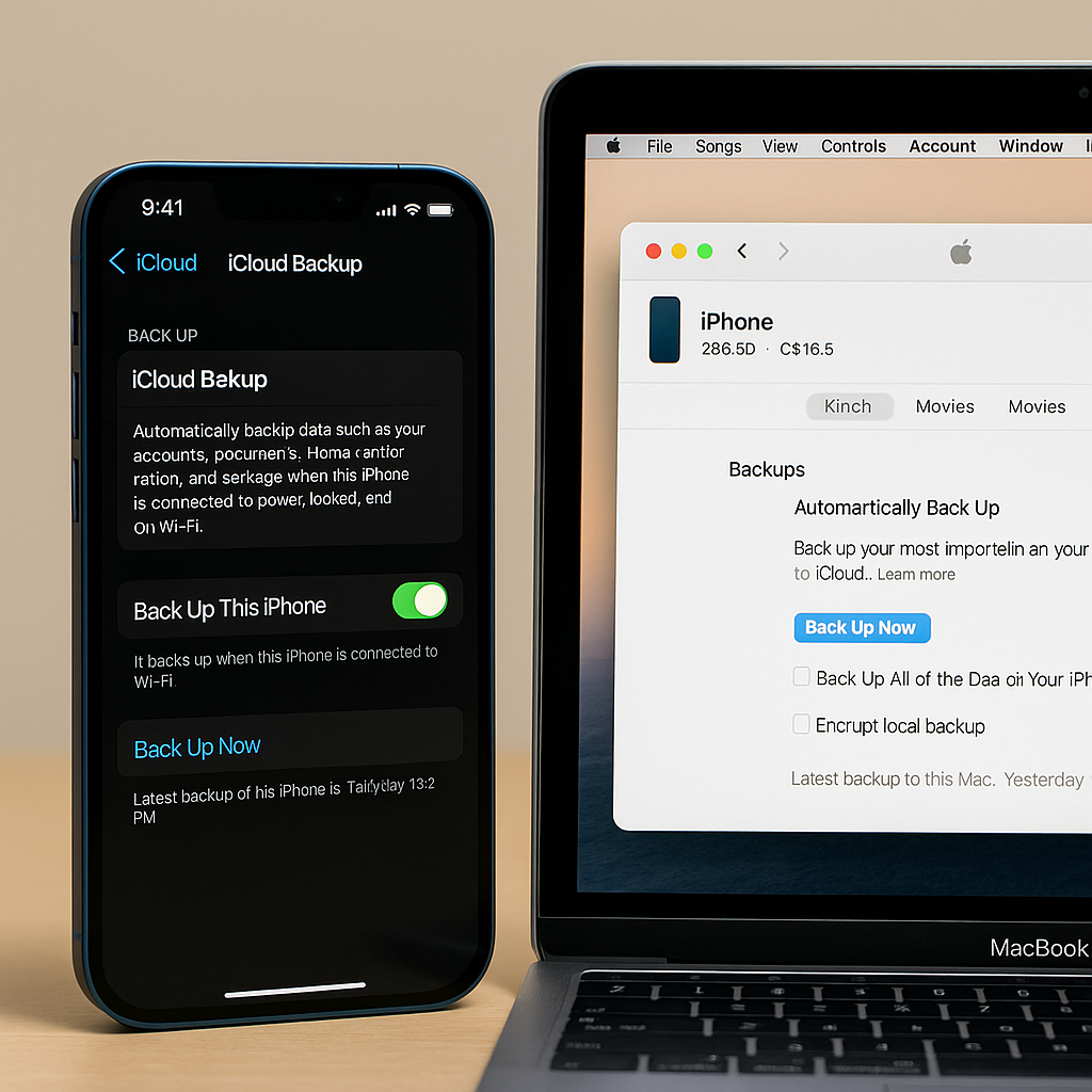 Sao lưu dữ liệu iPhone an toàn bằng iCloud và iTunes