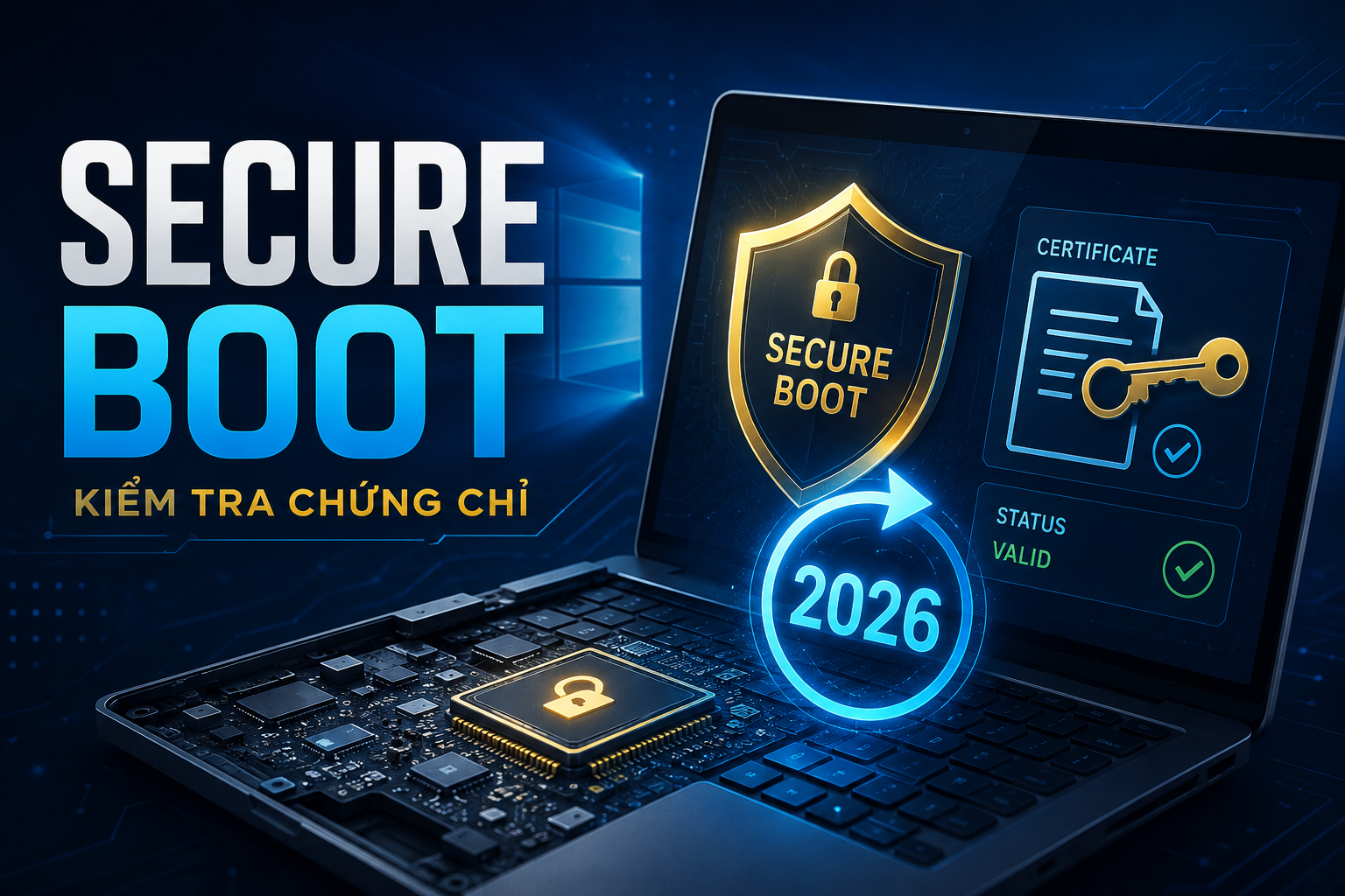 Secure Boot trên Windows đang thay chứng chỉ mới: Máy tính nào cần kiểm tra trong 2026?