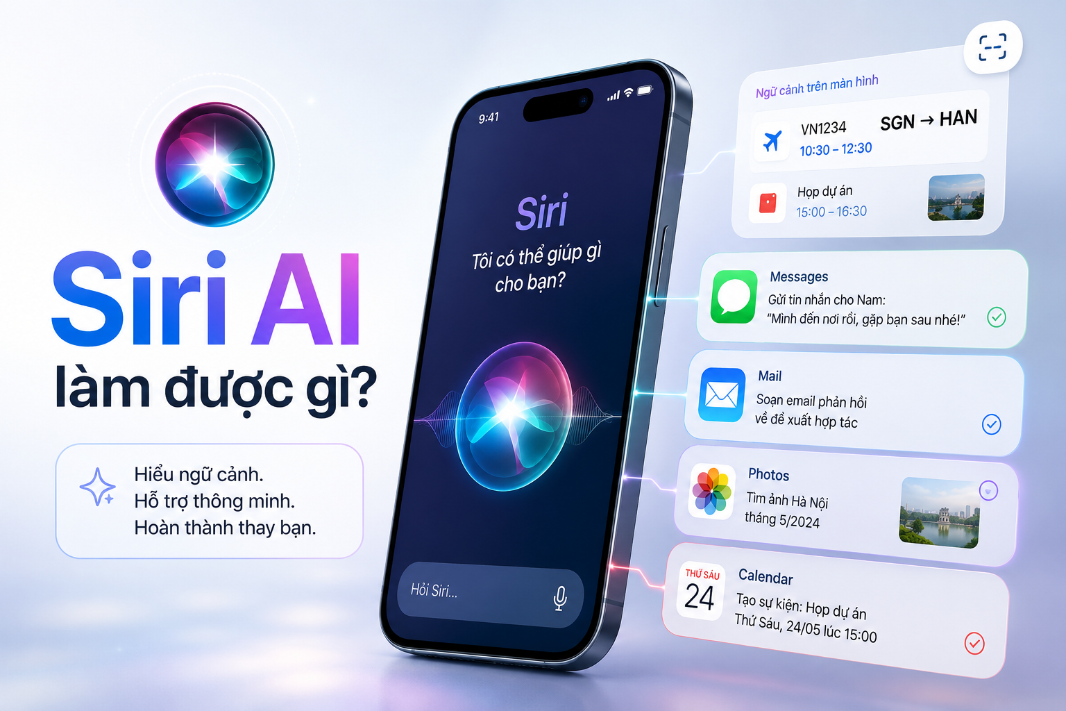 Siri AI iOS 27: 12 tính năng mới và điều cần biết