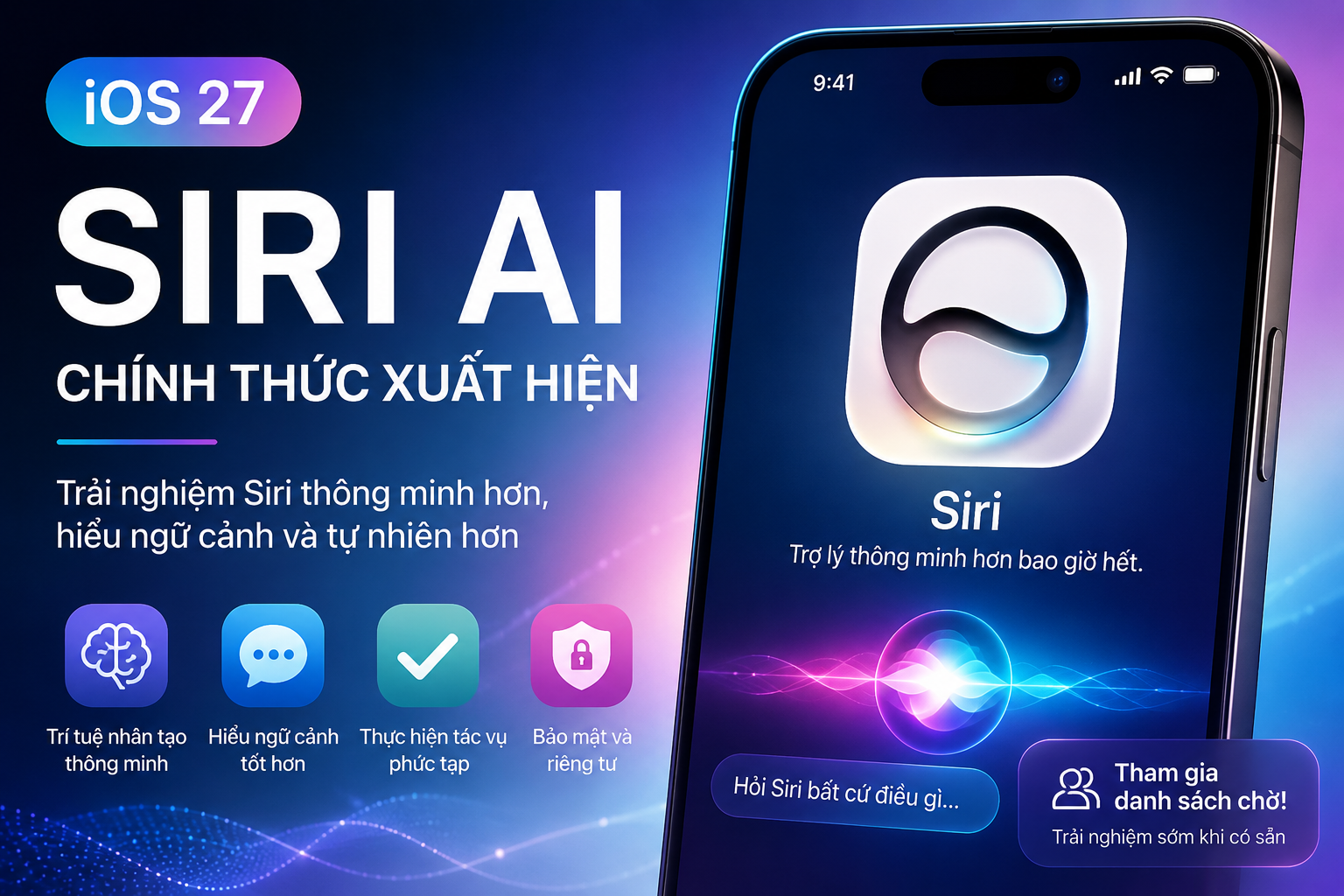 Siri AI Trên iOS 27: Cách Đăng Ký Trải Nghiệm Siri Thế Hệ Mới Của Apple