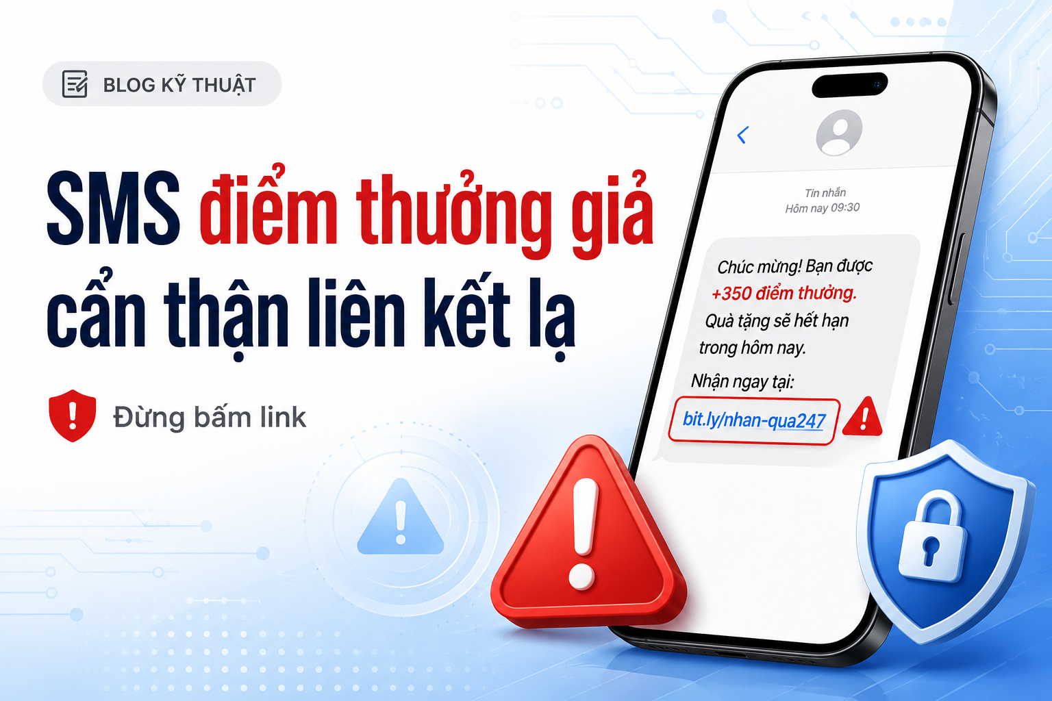 Tin nhắn 'điểm thưởng sắp hết hạn': Cách nhận biết link giả mạo ngân hàng trước khi bấm
