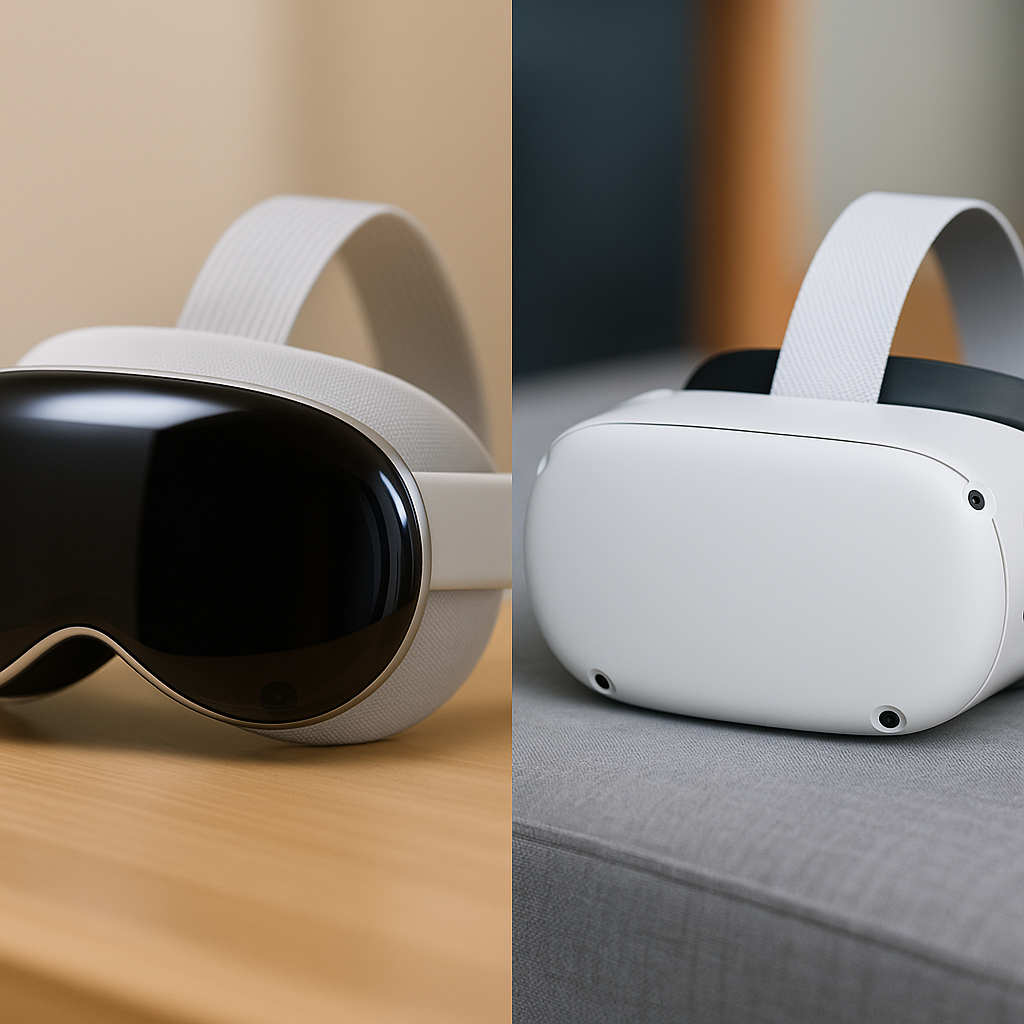 So sánh Apple Vision Pro và Meta Quest 3 – Ai là kẻ dẫn đầu thực tế ảo 2025?