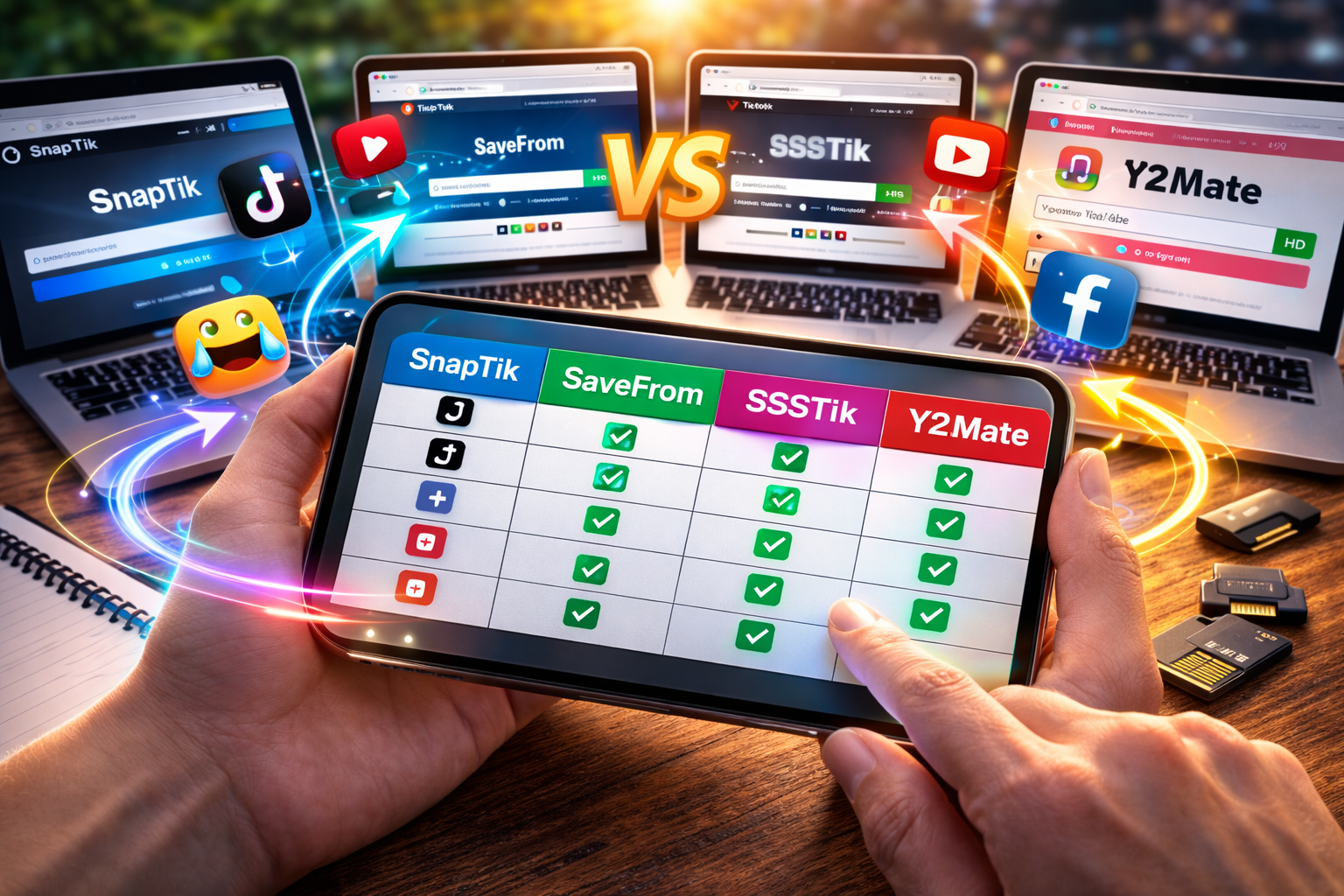 So sánh các web tải video miễn phí tốt nhất 2026