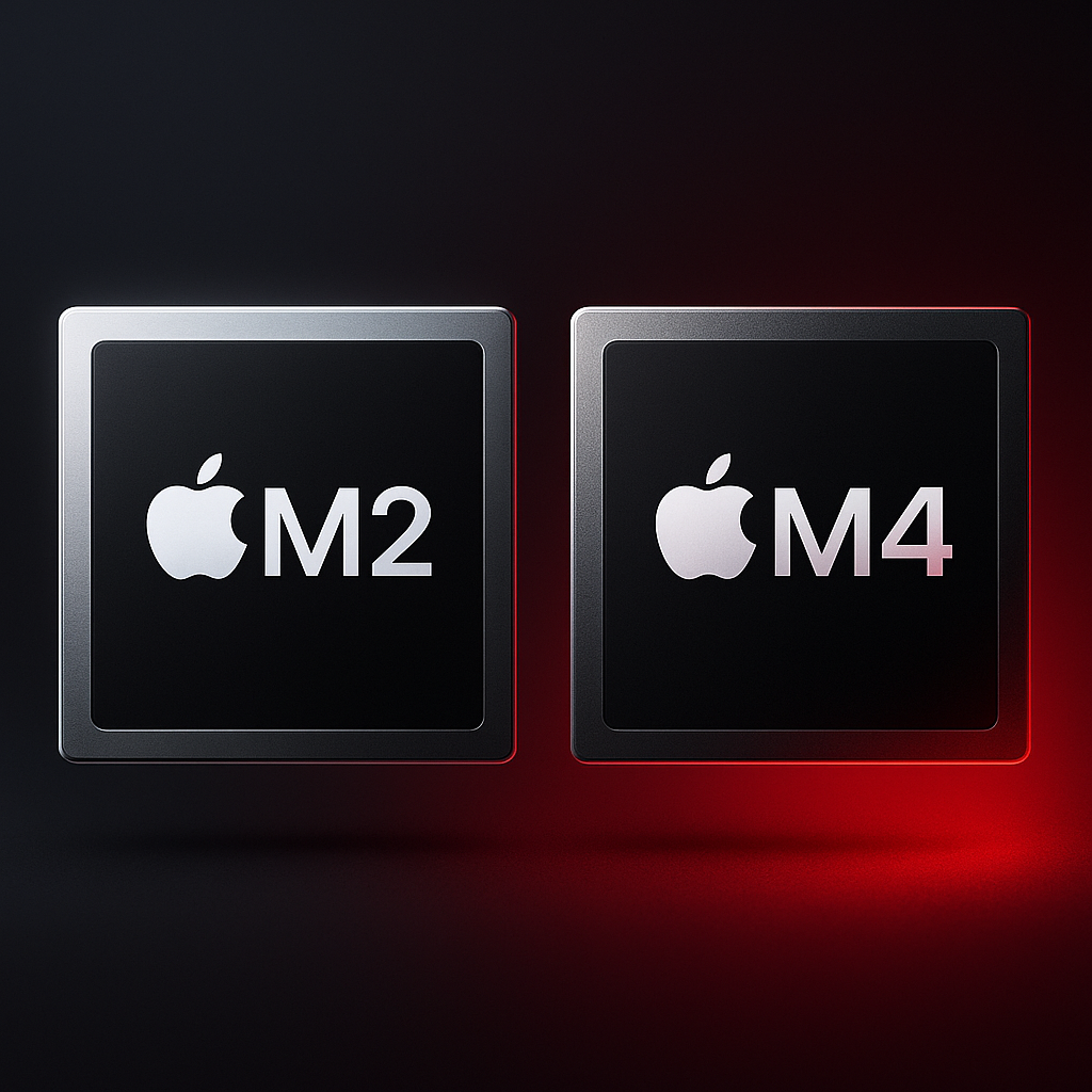 So sánh chip M2 và M4: Bước nhảy công nghệ vượt trội của Apple