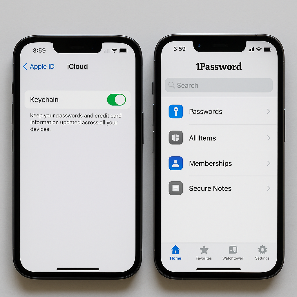 So sánh iCloud Keychain và 1Password – Cái nào nên dùng cho iPhone?