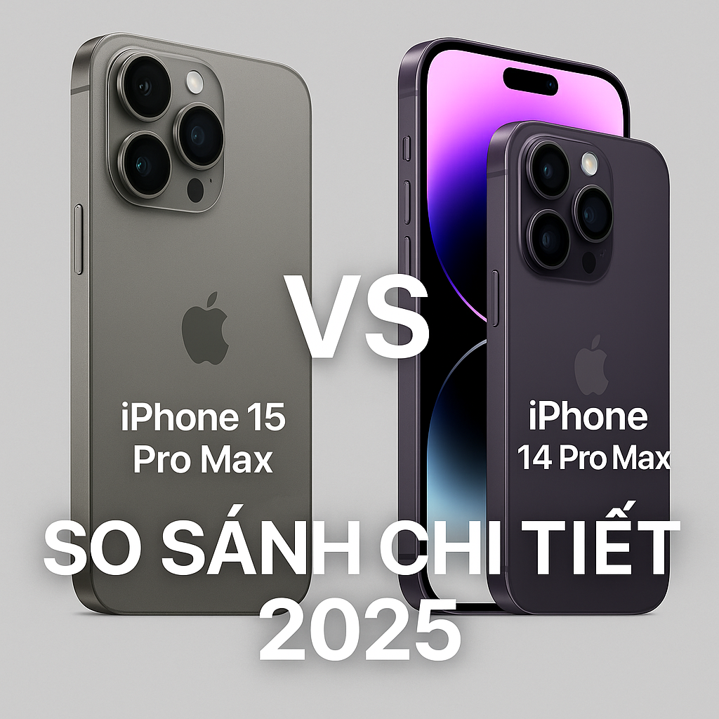 So sánh iPhone 15 Pro Max và iPhone 14 Pro Max: Có đáng nâng cấp trong năm 2025?