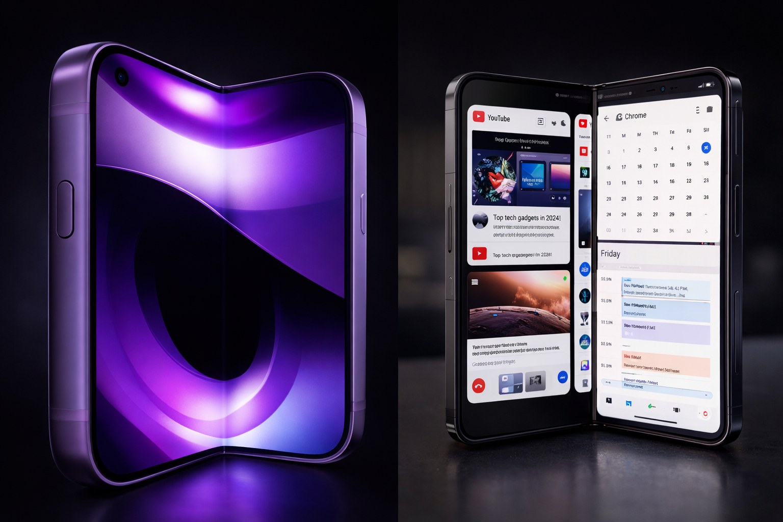 So sánh iPhone gập vs Galaxy Z Fold: Apple hay Samsung dẫn đầu?