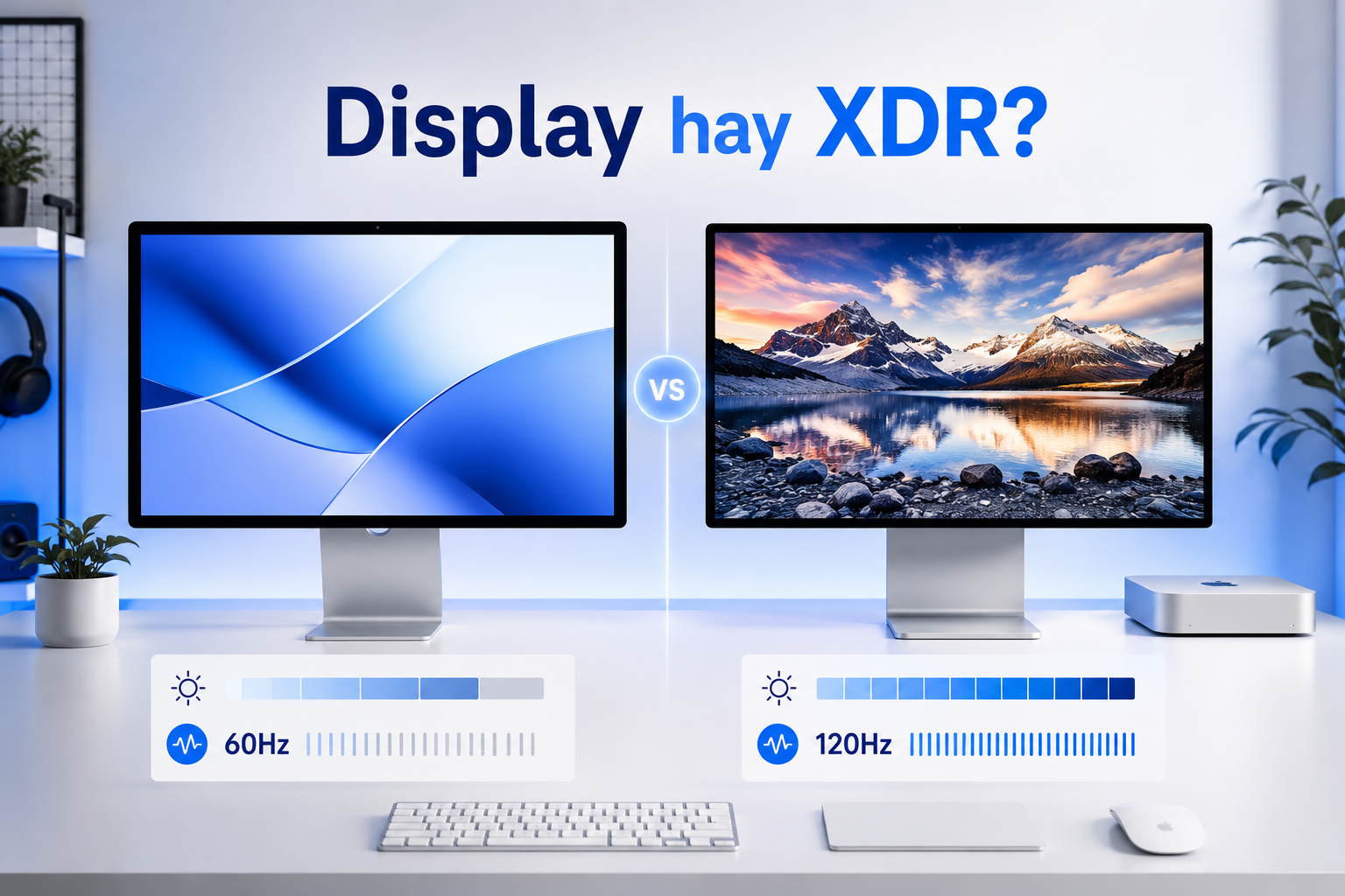 Studio Display 2026 và Studio Display XDR khác nhau thế nào? Chọn màn hình theo công việc