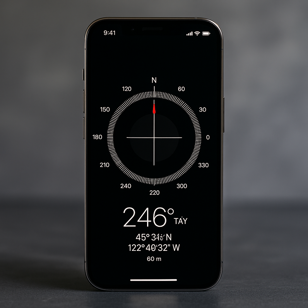 Cách sử dụng ứng dụng La bàn trên iPhone để xác định phương hướng chuẩn xác