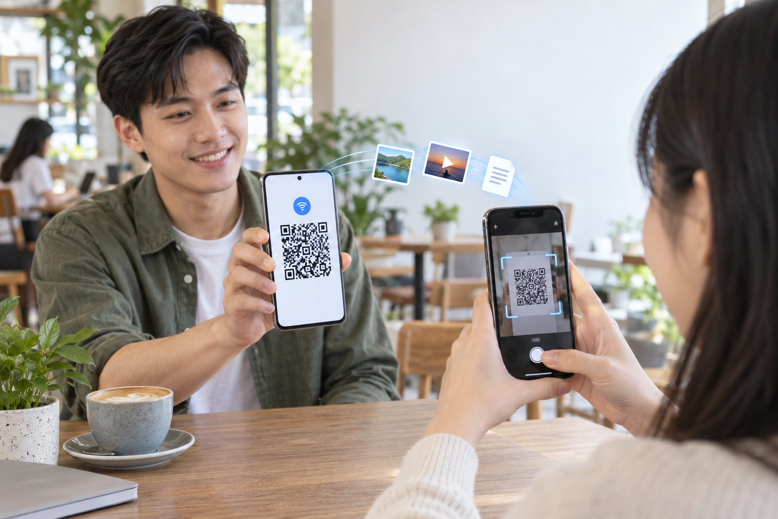 Cách gửi ảnh, video và file từ Android sang iPhone bằng Quick Share và mã QR