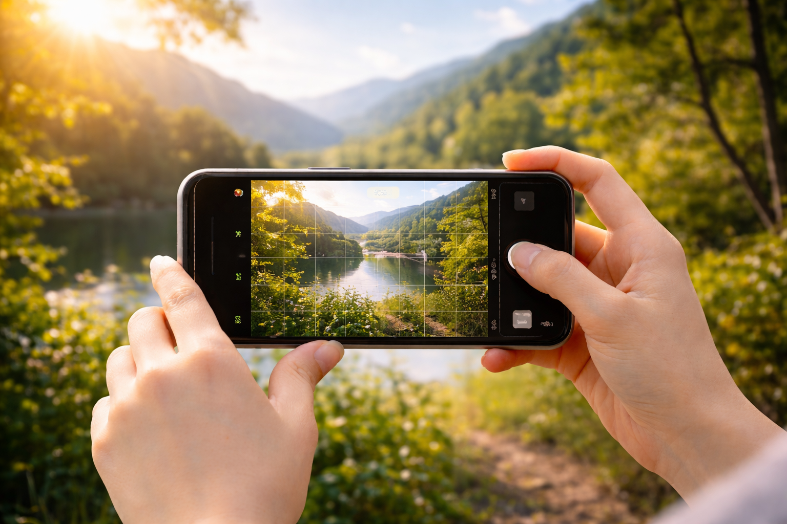 Tận Dụng Tính Năng Lưới Trên iPhone Để Căn Bố Cục Ảnh Đẹp Hơn