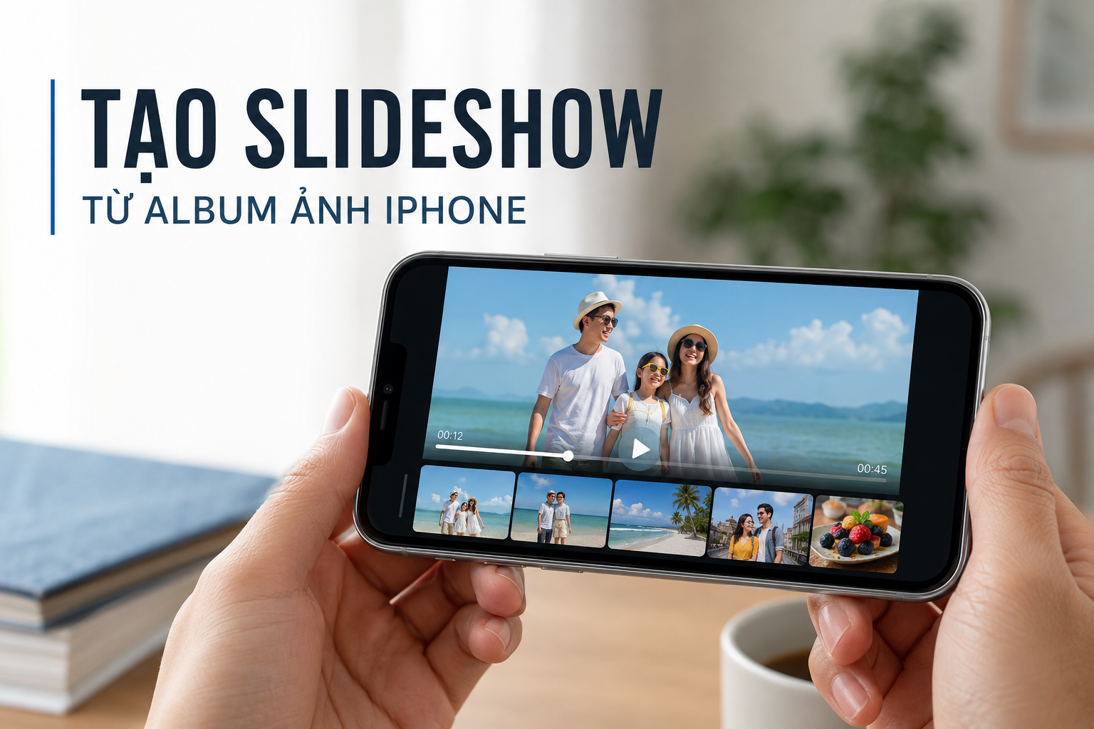 Tạo slideshow từ bất kỳ album ảnh nào trên iPhone: Không cần cài ứng dụng dựng video
