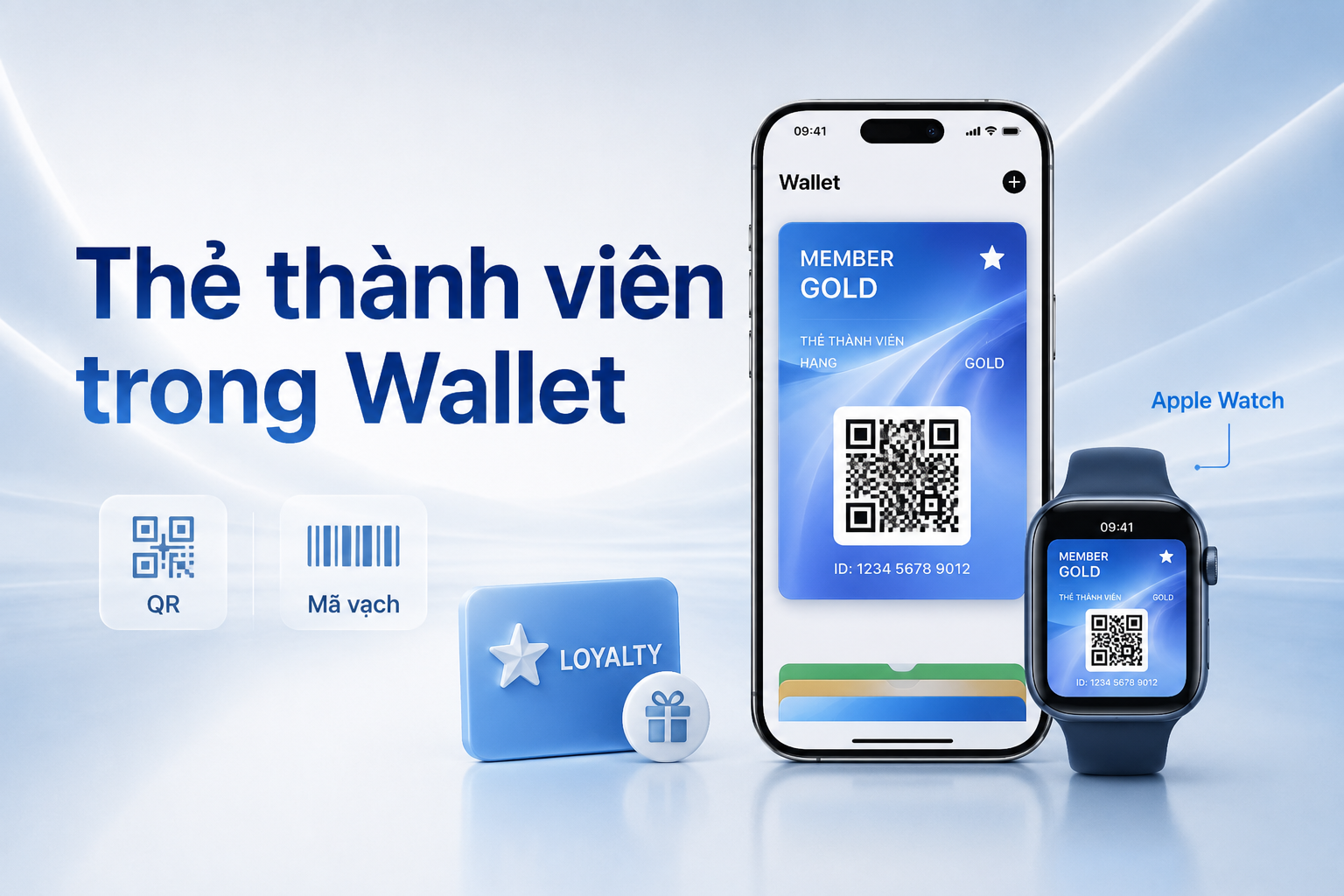 Tạo thẻ thành viên trong Apple Wallet bằng mã QR hoặc mã vạch trên watchOS 27