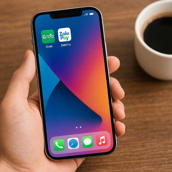 Thanh toán GrabFood bằng ZaloPay trên iPhone