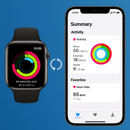 Tích hợp Apple Watch với iPhone để đồng bộ dữ liệu sức khỏe