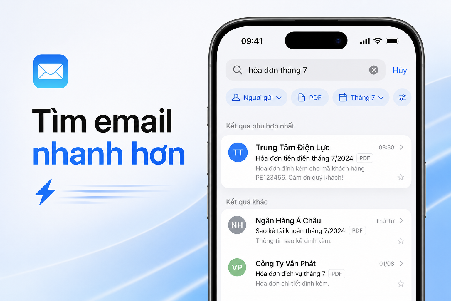 Tìm email nhanh hơn trên iOS 27: Cách dùng từ khóa, người gửi, tệp đính kèm và ngày tháng