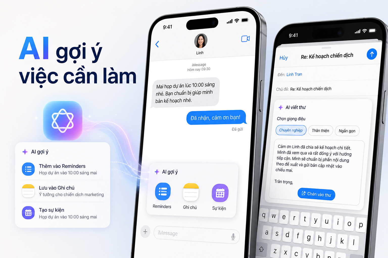Tin Nhắn và Mail trên iOS 27 gợi ý việc cần làm như thế nào?
