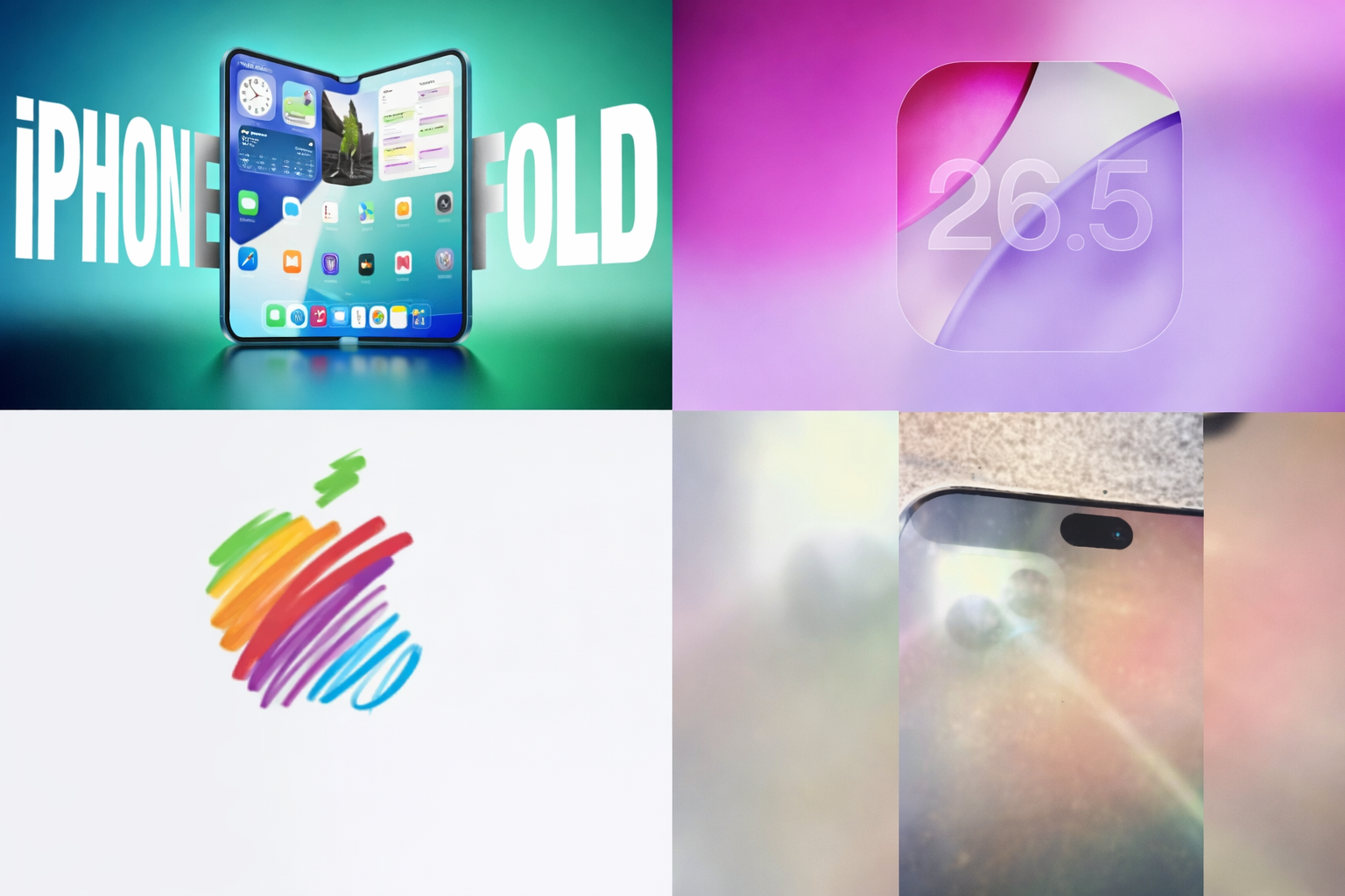 Tin tức Apple 2026: iPhone gập, iOS 26.5, iPhone 18 Pro và loạt sản phẩm mới