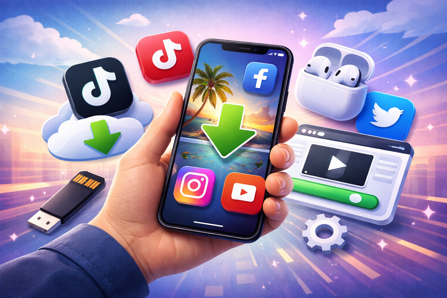 Top 10 App Tải Video Tốt Nhất Trên Các Nền Tảng Mạng Xã Hội (Miễn Phí & Không Logo 2026)