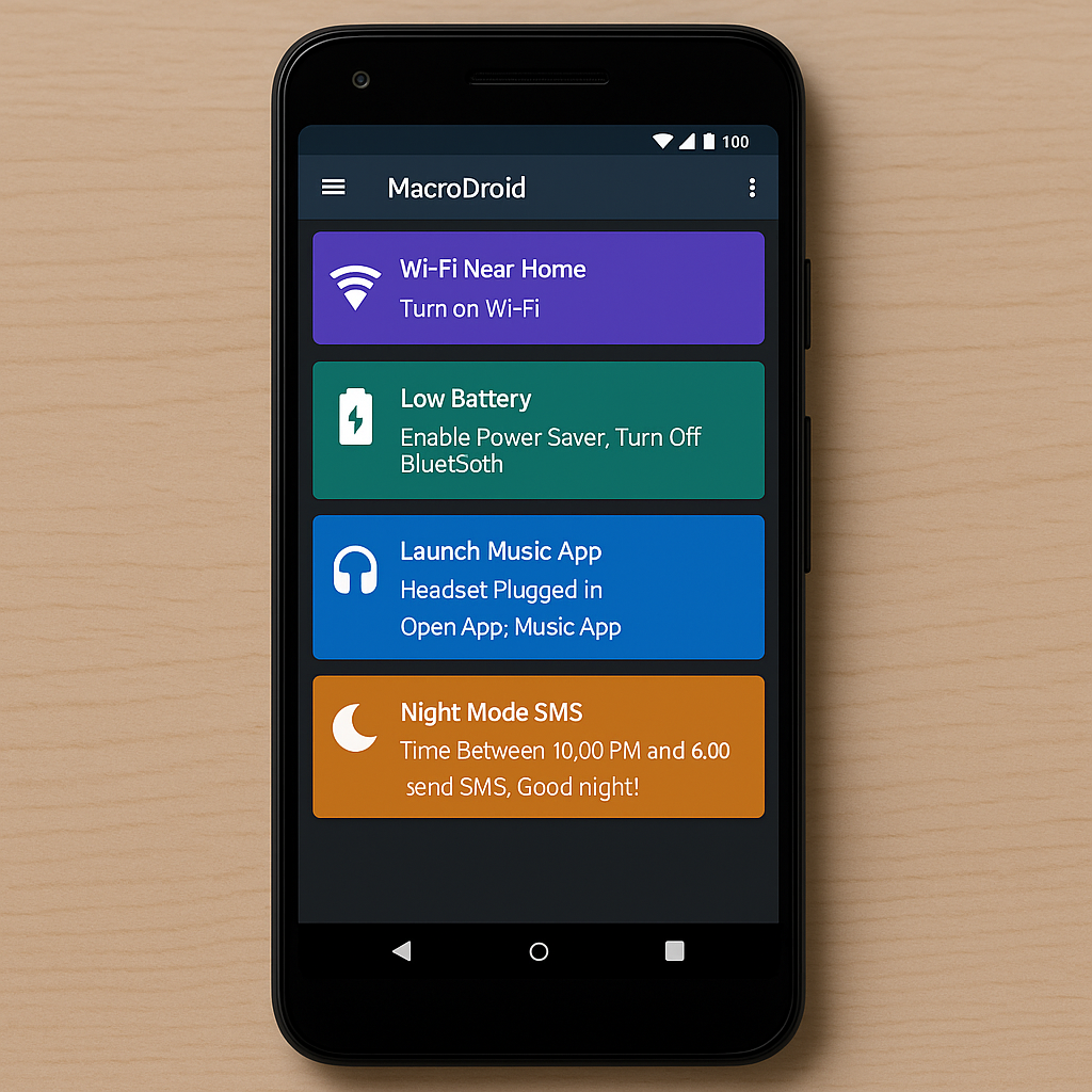 Tự động hóa tác vụ trên Android với ứng dụng Shortcuts & MacroDroid